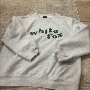 White fox sweatshirt